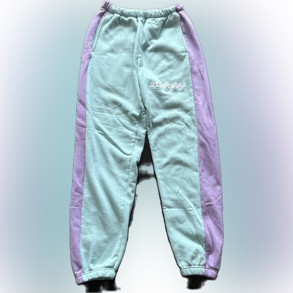 STAYCOOLNYC Mint and Lavender Sweatpants